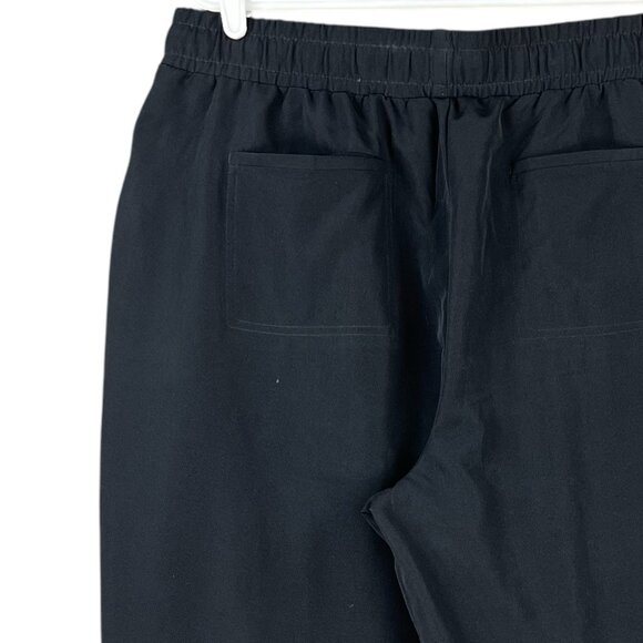 Mondetta Women's Pull-on Stretch High Rise Textured Black Ankle Pant Size XL NWT - Picture 14 of 14